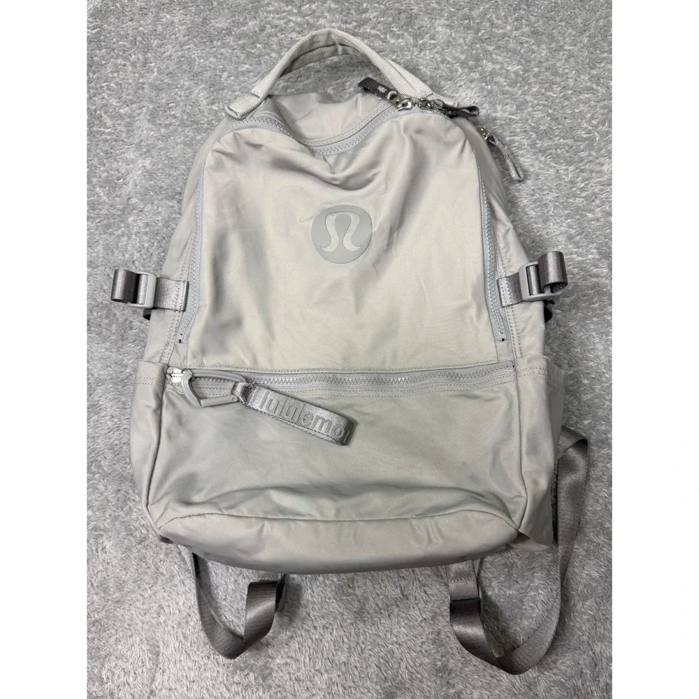 Lululemon Backpack Womens 22L Grey New Crew Water Repellent Laptop Travel Bag